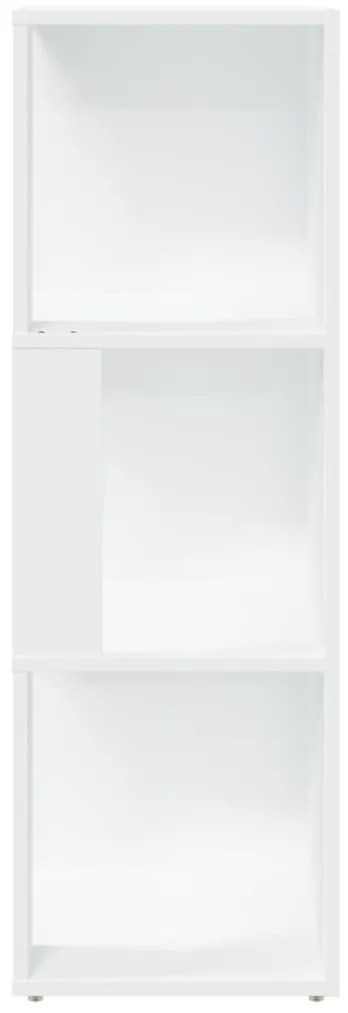 Armário de canto 33x33x100 cm derivados de madeira branco