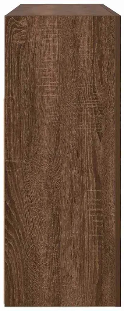 Aparador Carvalho Castanho Madeira Engenharia 116 x 30 x 75 cm