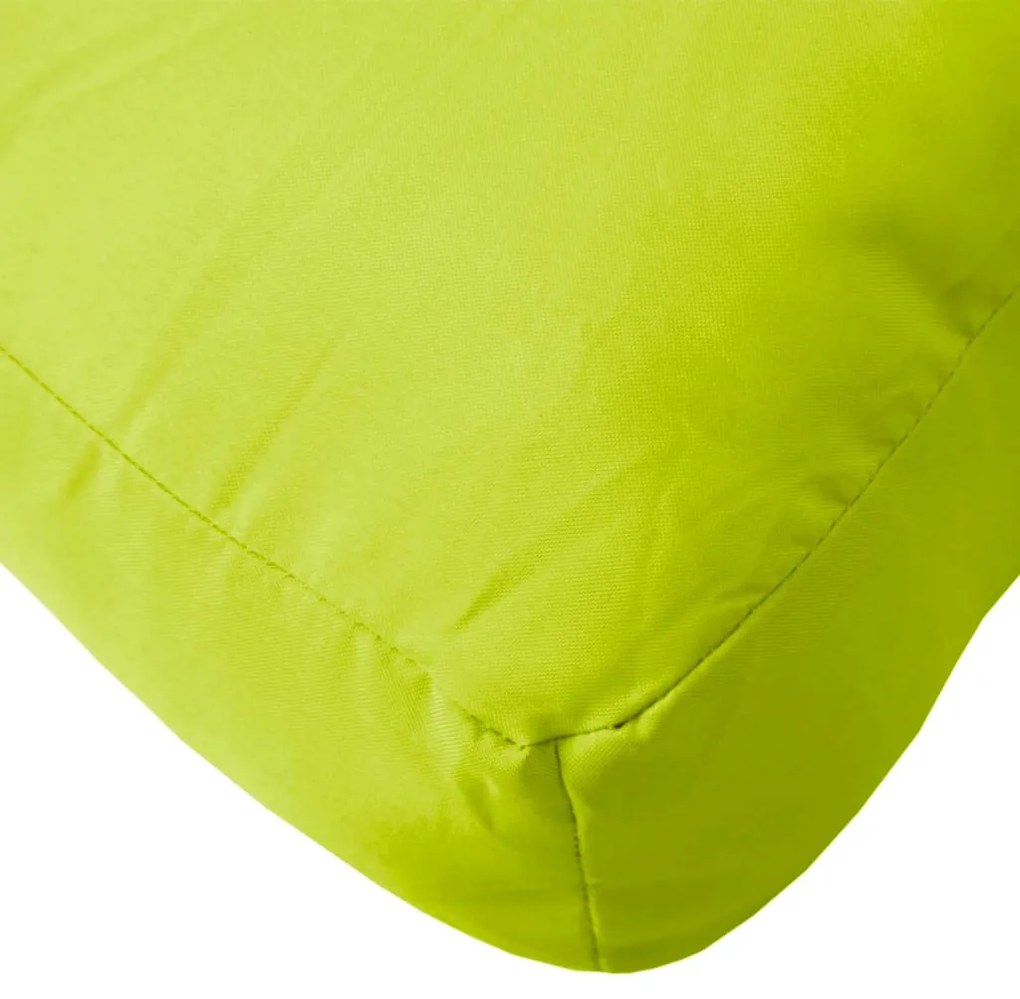 Almofadão p/ móveis de paletes 60x60x9,5cm oxford verde-brilhante