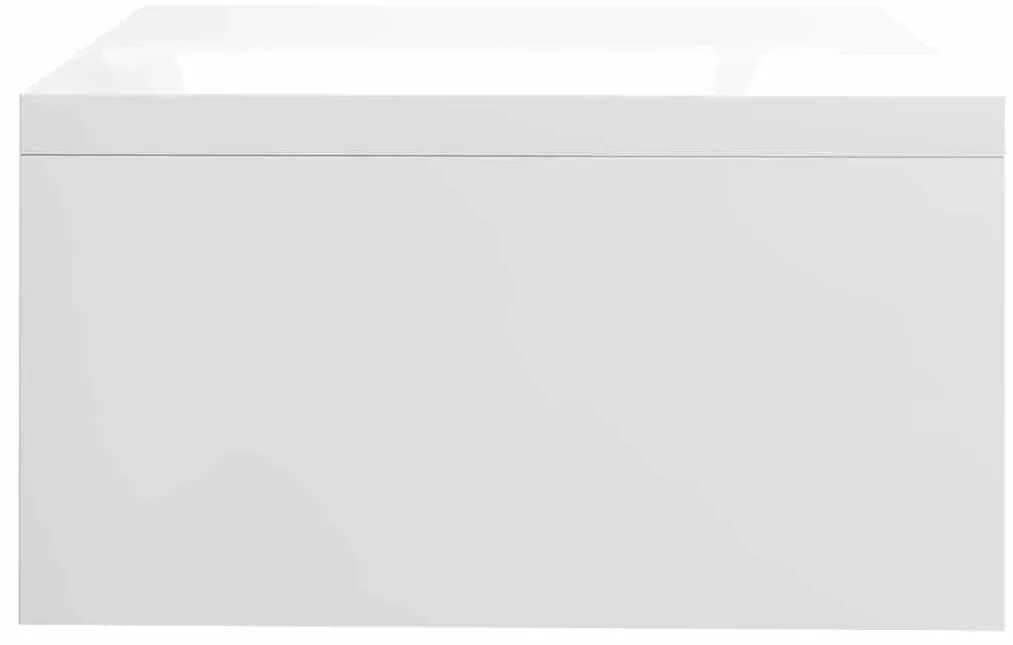 Suporte para monitor derivados de madeira branco brilhante