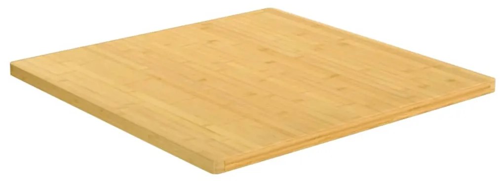 Tampo de mesa 80x80x2,5 cm bambu