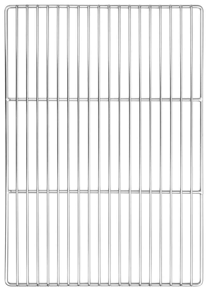 Grelha de Churrasco vidaXL com Manoplas Retangular 50x35 cm Aço Inoxidável 304