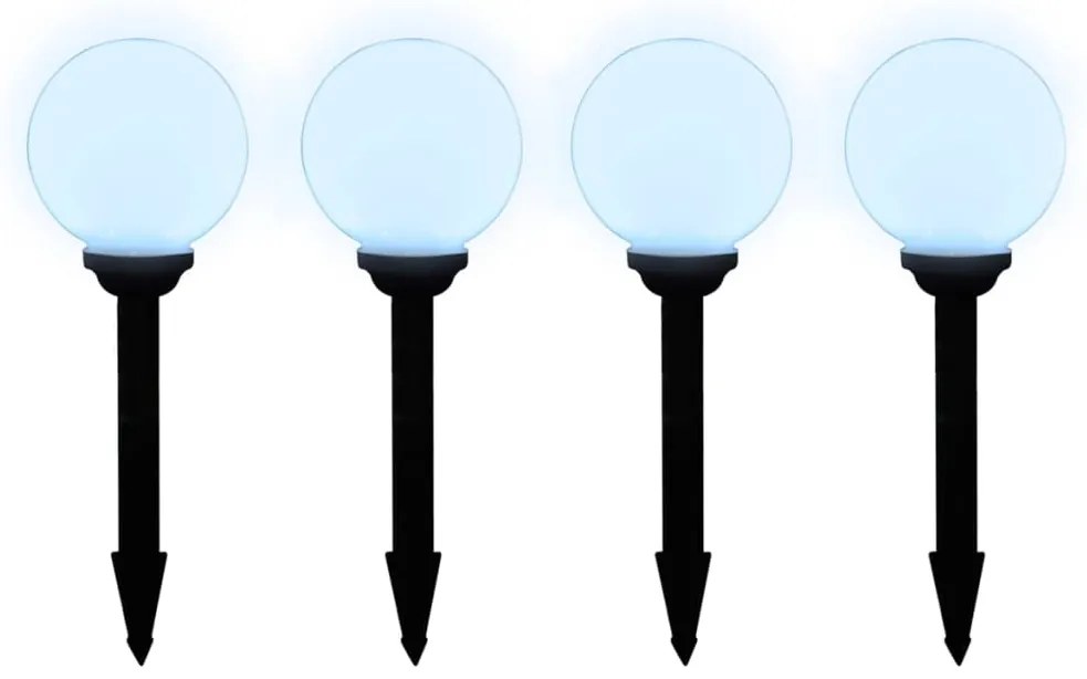 Candeeiros de exterior 8 pcs LED 15 cm com estacas de enterrar