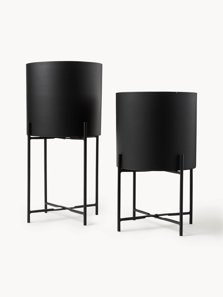 Vasos em metal Mina, conjunto de 2