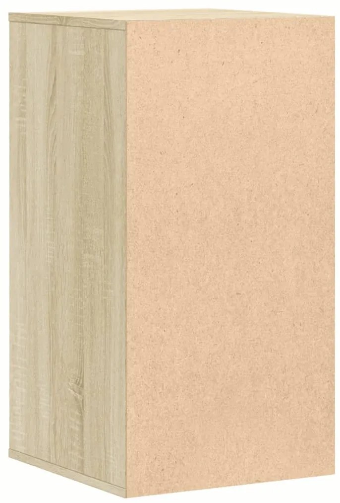 Cómoda com 4 Gavetas - 40x41x76 cm - derivados de madeira - carvalho s