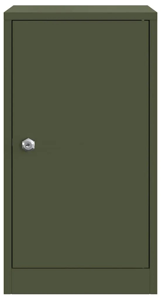 caixa de correio Verde-oliva 30 x 23 x 55 cm Aço