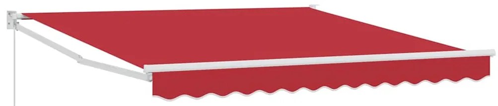 Toldo Retrátil Vermelho 2.5m x 2m