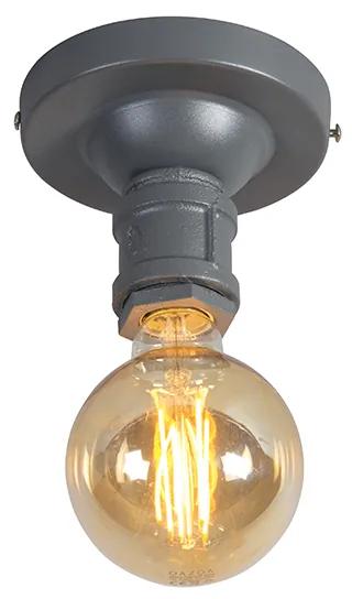 Luminária de teto industrial cinza escuro - Encanador 1 Design,Industrial