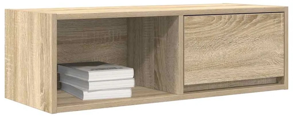 Móvel de TV 80x31x25,5 cm derivados de madeira carvalho sonoma