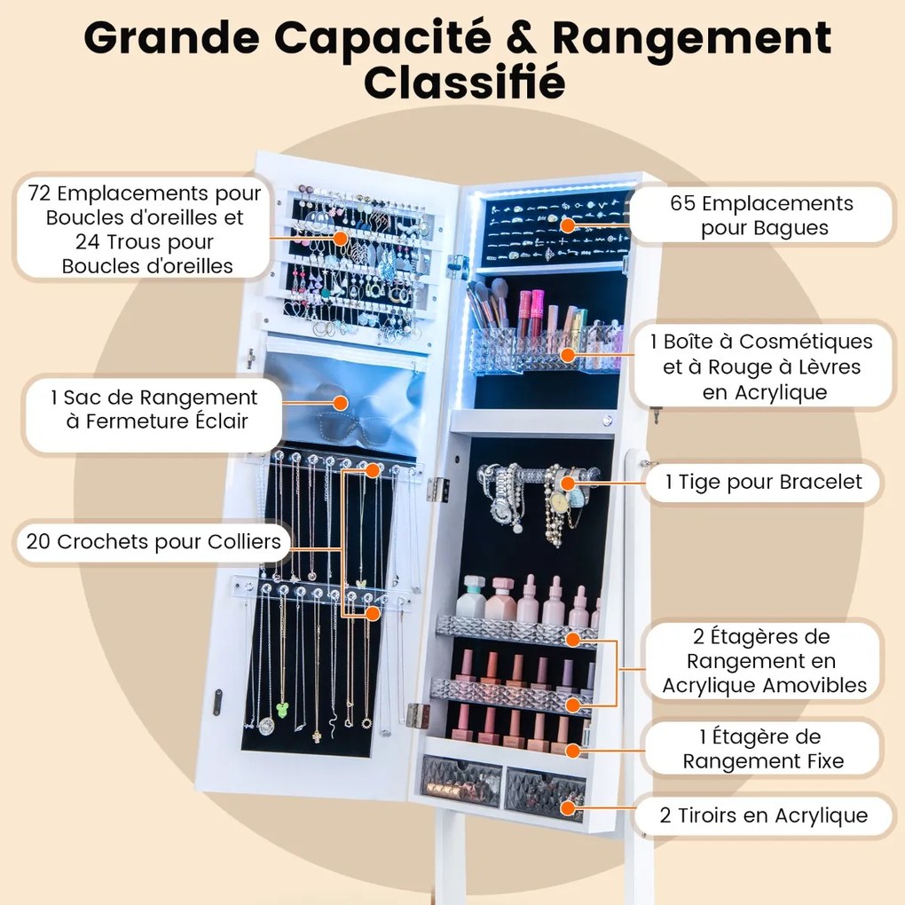 Mesa de entrada moderna com estrutura de metal dourado resistente e kit anti-tombamento para sala de estar