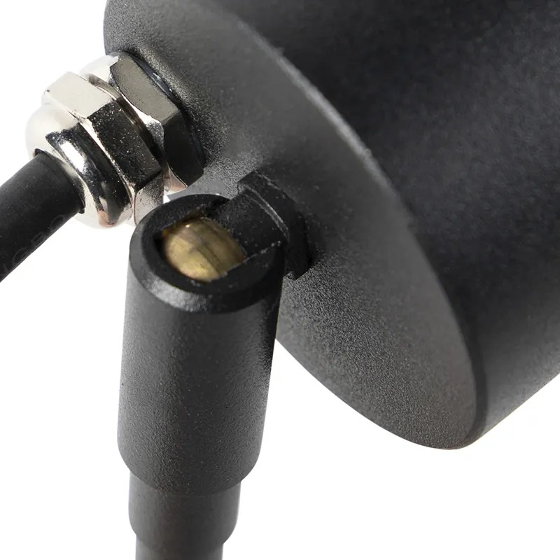 LED Foco moderno inteligente preto IP44 incl. WiFi GU10 - Solo Moderno