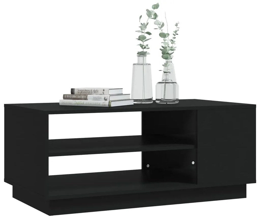 Mesa de centro 102x55x43 cm aglomerado preto