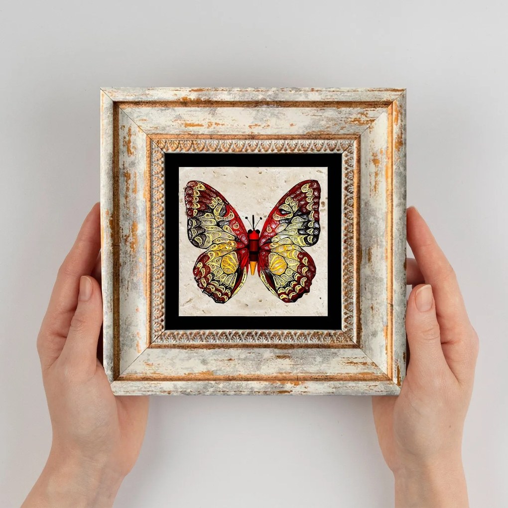 Quadro Decorativo emoldurado TC1233 – Multicolor – 20 x 20 cm