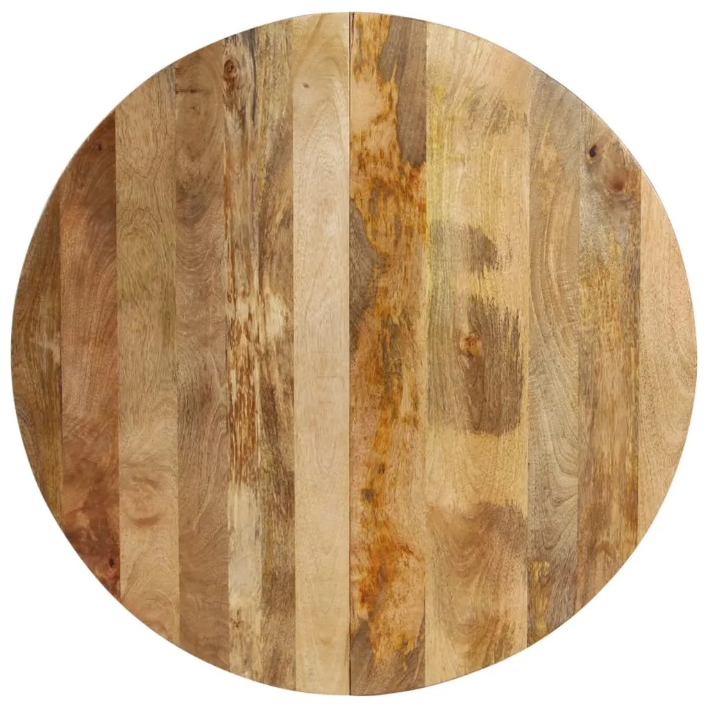 Mesa de jantar 110x75 cm madeira de mangueira maciça