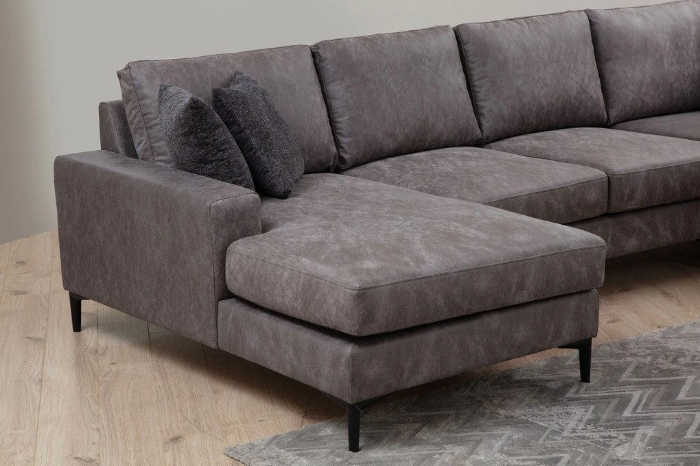 Sofá de Canto Porto Corner – Antracite – 155 cm x 314 cm x 200 cm