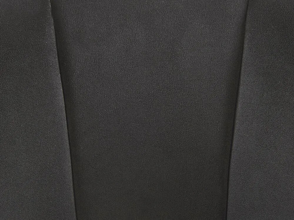 Poltrona de veludo preto ALBY Beliani