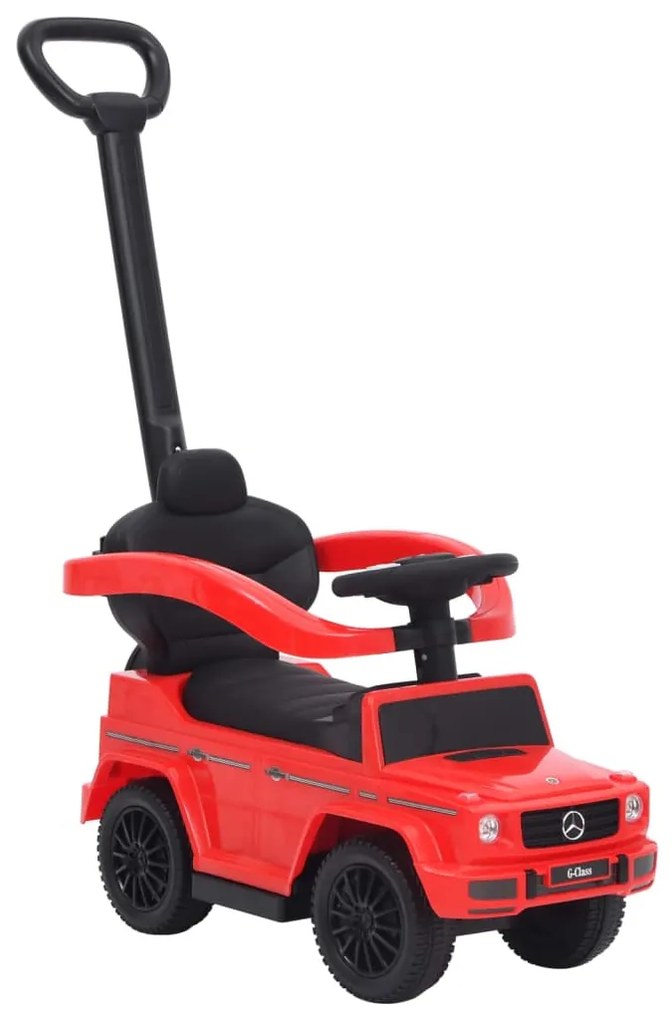 80303 vidaXL Carro infantil de empurrar Mercedes-Benz G63 vermelho
