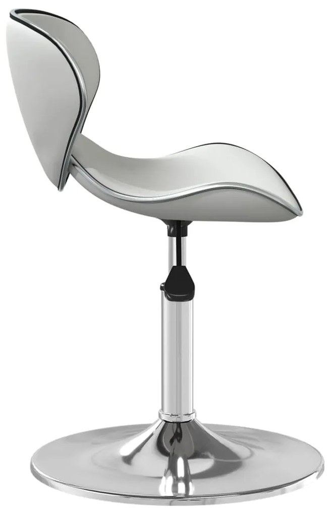 Cadeira de jantar couro artificial branco