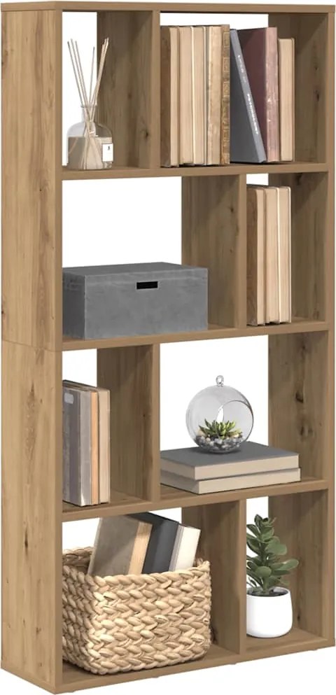 vidaXL Estante 60x20x120,5 cm derivados de madeira carvalho artisiano