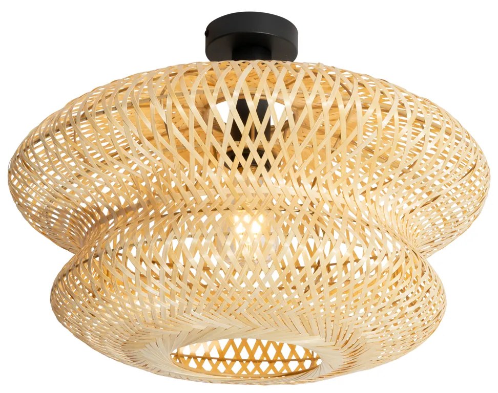 Candeeiro de Teto de Bambu Oriental - Ostrava Duplo