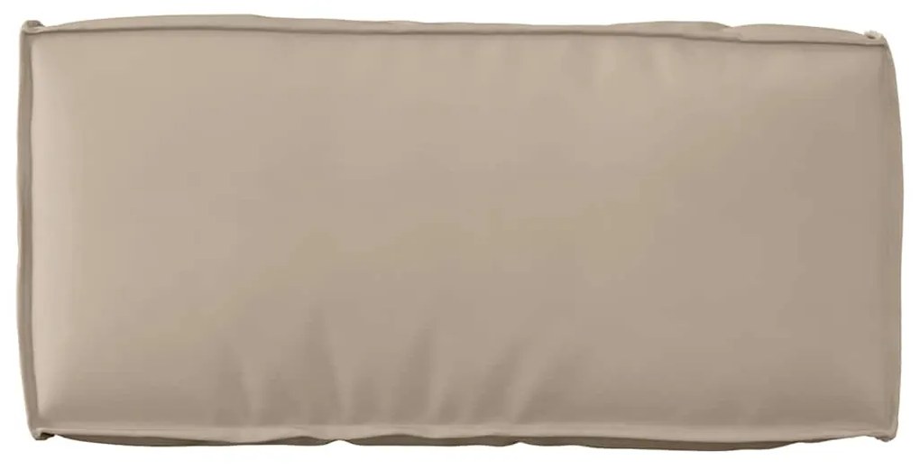 Almofada de Palete para Encosto Taupe 80x40x12 cm, em tecido Oxford.