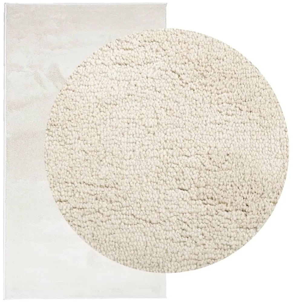 Tapete de pelo curto OVIEDO 80x150 cm bege