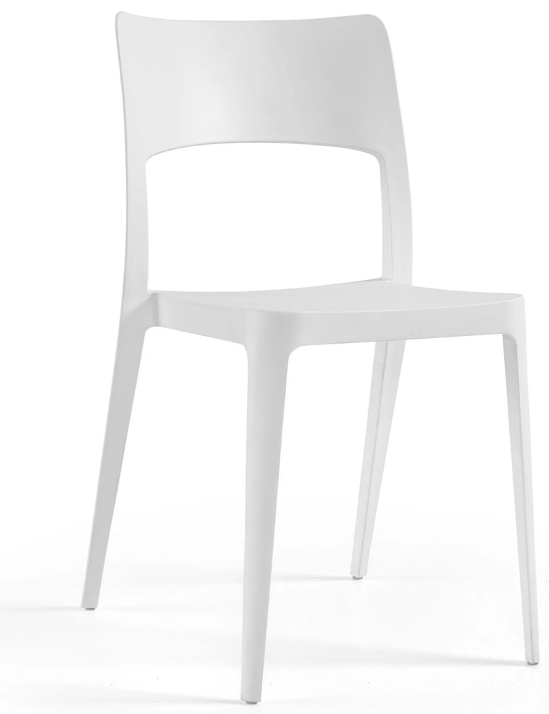 Cadeira Vanity Cinza Gelo Pastel, sem braços - Pack 40 unidades