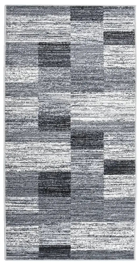 vidaXL Passadeira 80x150 cm polipropileno cinzento