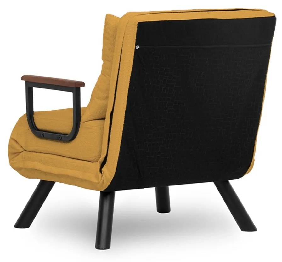 Sofá-cama de 1 Lugar Sando – Mostarda – 175x60 cm