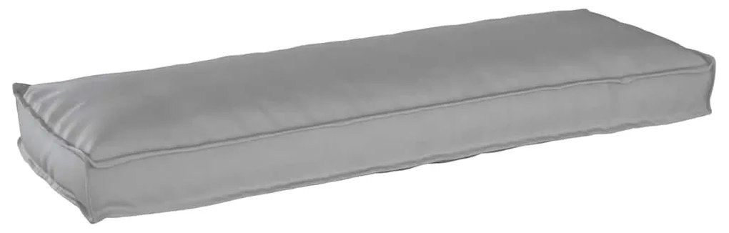 vidaXL Almofada de Palete para Banco Cinza 120 x 40 x 8 cm em Tecido Oxford