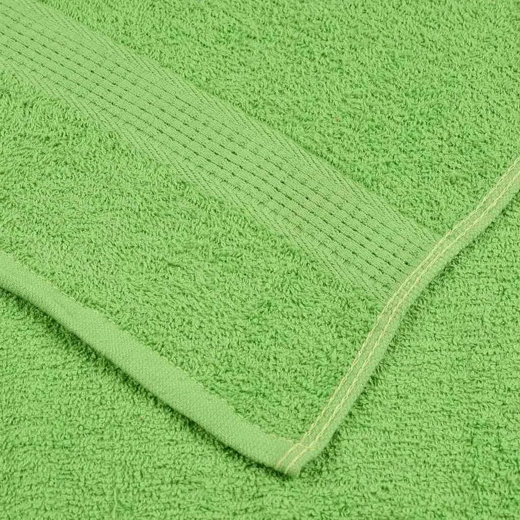 Toalhas banho 10pcs 70x140cm 360 gsm 100% algodão verde maça