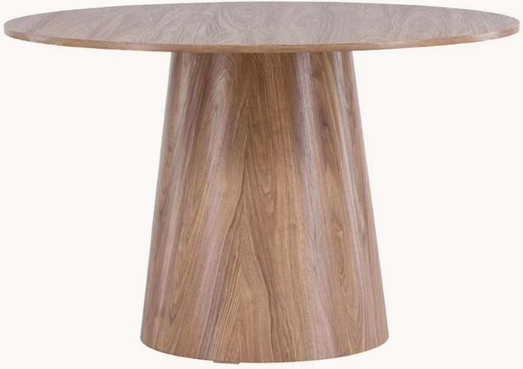 Mesa de jantar redonda com efeito de madeira Lanzo, Ø 120 cm