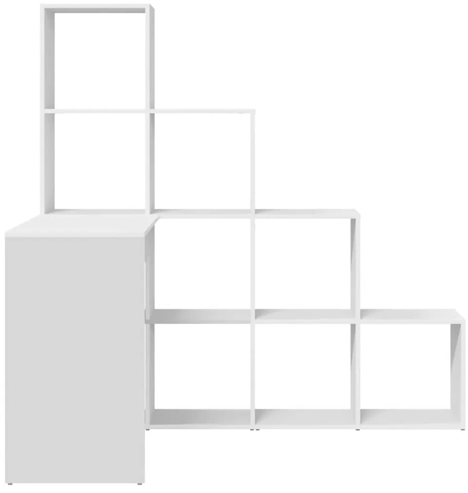 Secretária de canto Branco Standard Madeira engenheirada e MDF