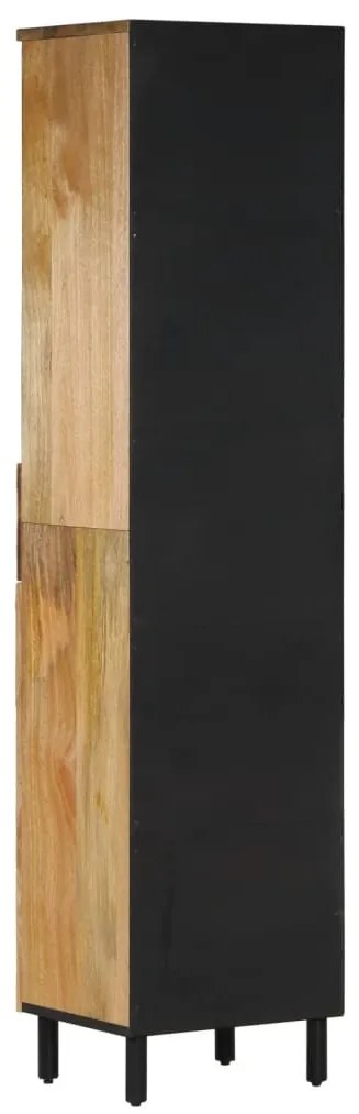 Armário de casa de banho 38x33x160 cm mangueira maciça