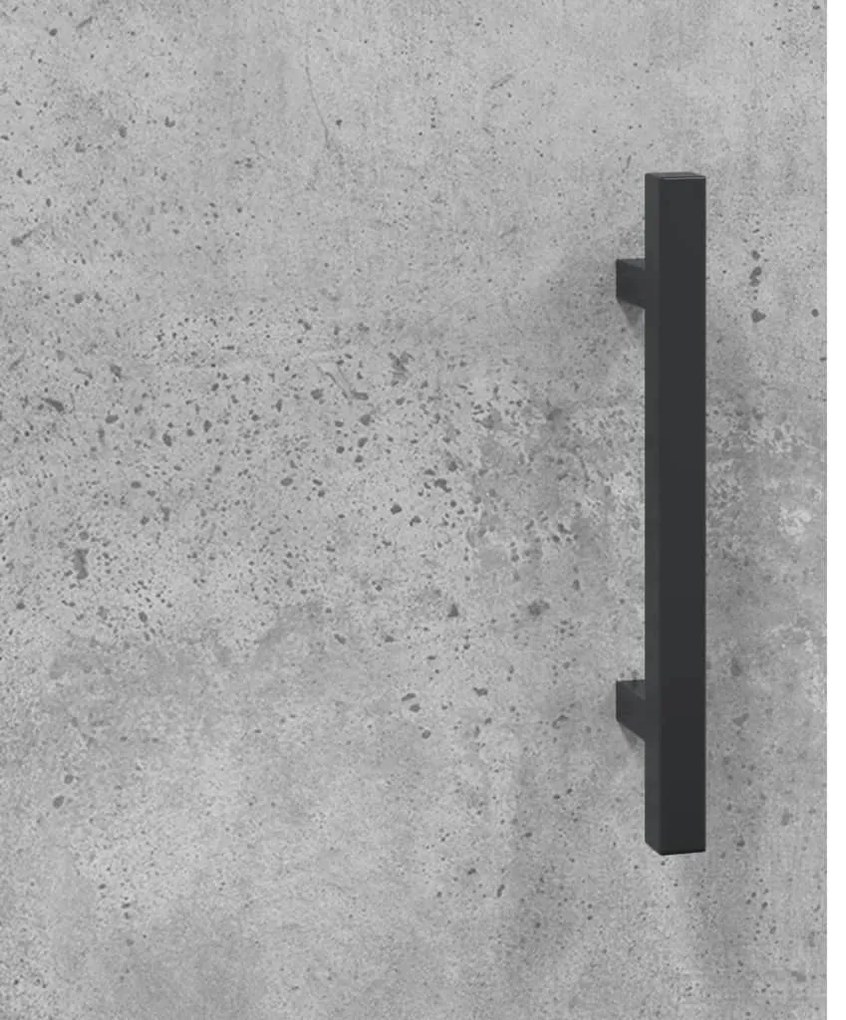 Mesa cabeceira 2pcs 40x40x50 cm derivados madeira cinza cimento