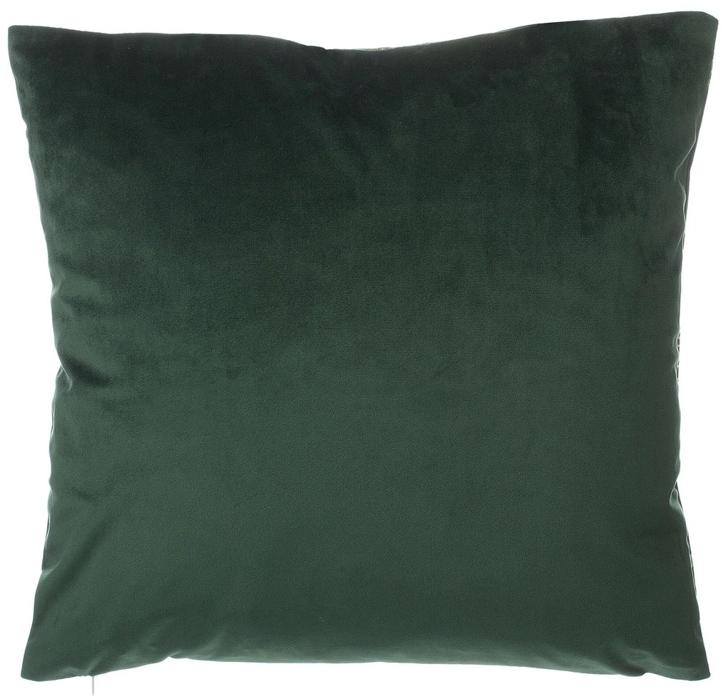 Conjunto de 2 almofadas decorativas verde escuro 45 x 45 cm FREESIA Beliani