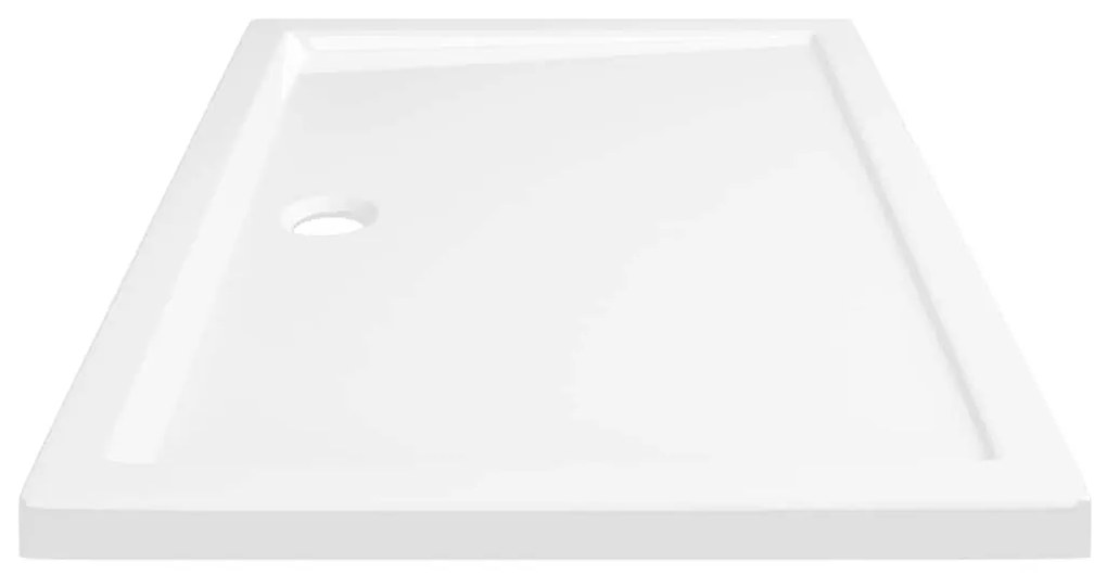Base de chuveiro retangular 70x100 cm ABS branco