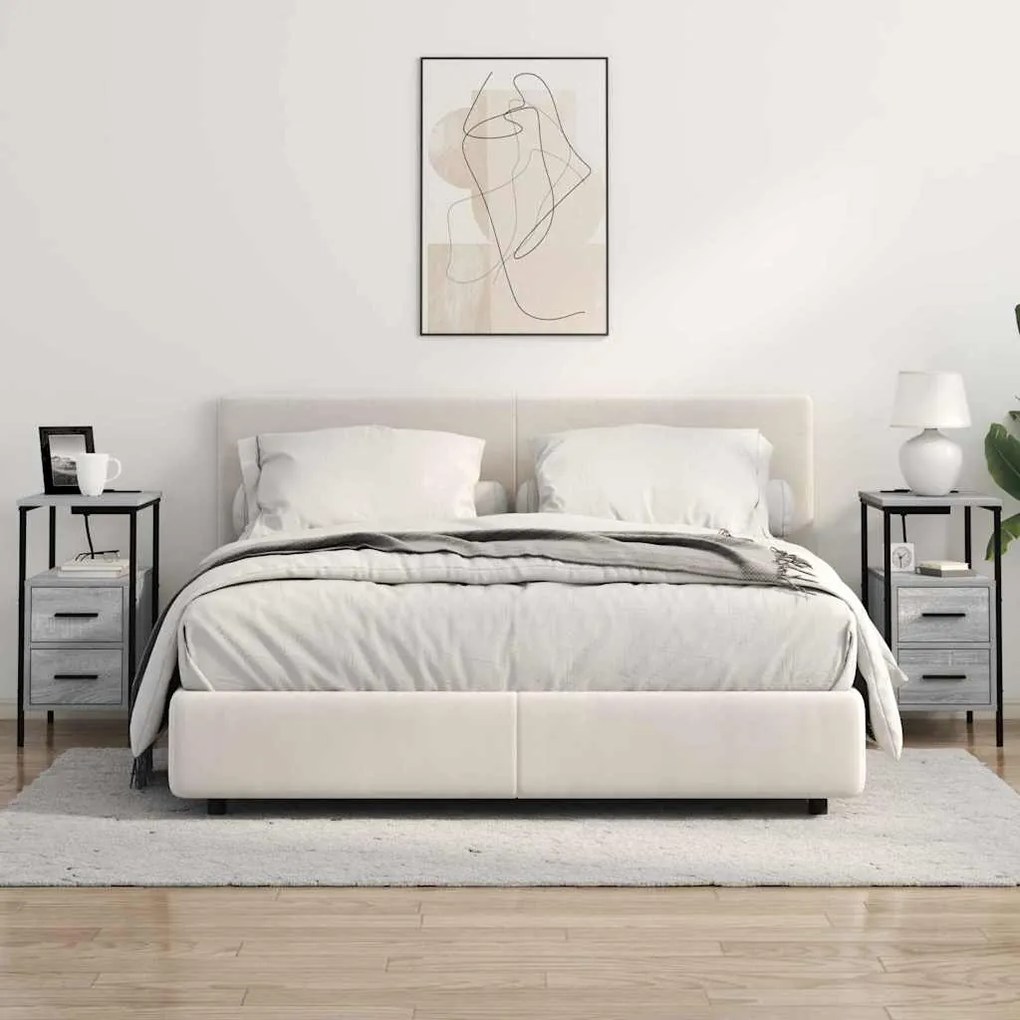 Armários de Canto 2 pcs Sonoma cinzento 30 x 48 x 61 cm
