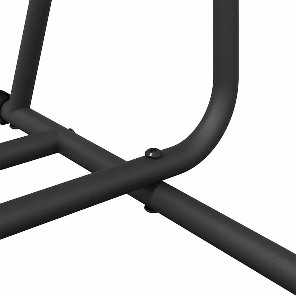 Cabide de Roupa Preto Metal Médio Portátil Cabide de Roupa