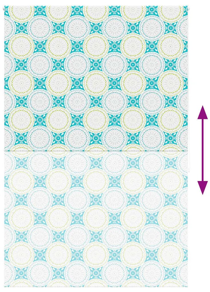 Rolo de Duche Estores 160x240 cm Largura Tecido 156 cm