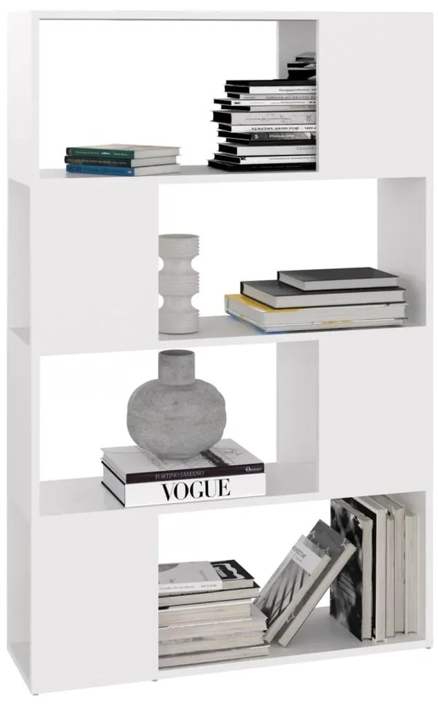 Estante/divisória 80x24x124,5 cm contraplacado branco