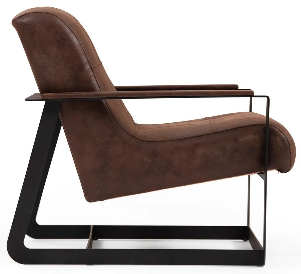 Cadeira Wing Darius – Castanha – 74x87x80 cm