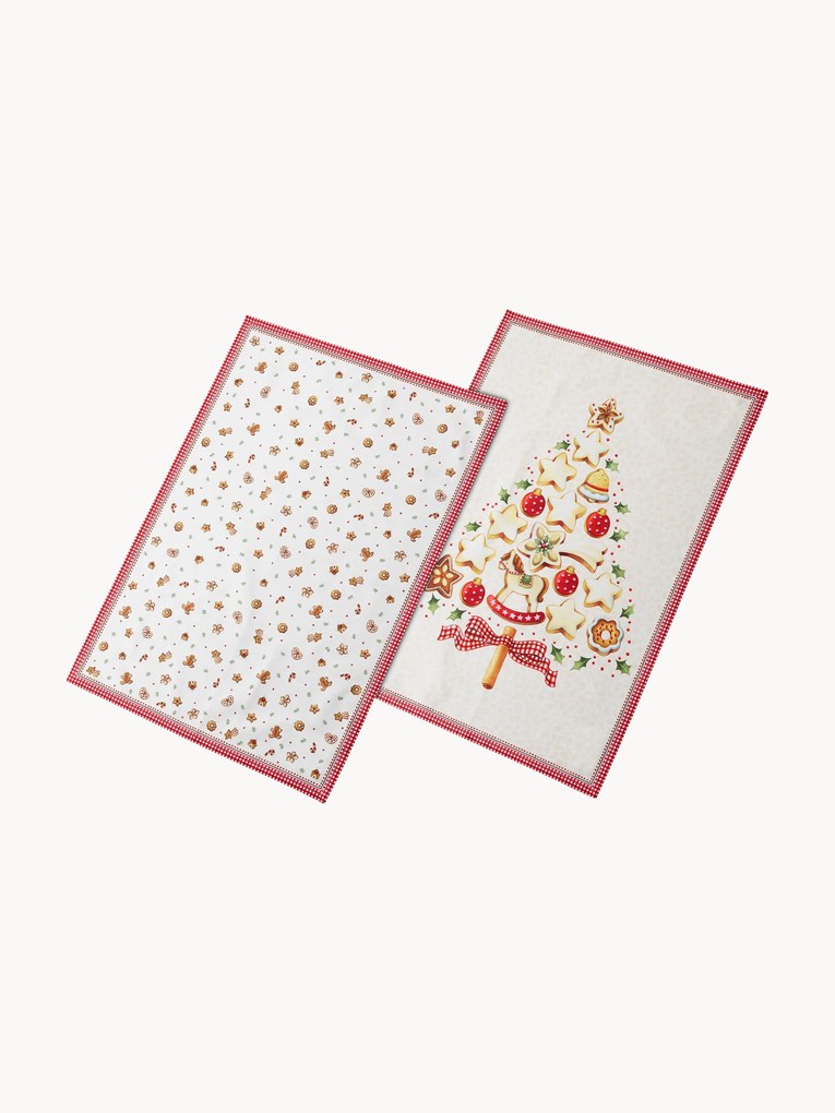 Panos de cozinha Winter Bakery Delight, conjunto de 2