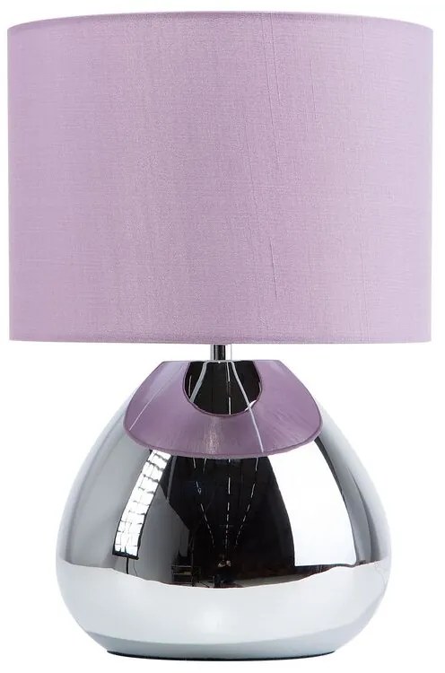 Candeeiro de mesa 33 cm violeta RONAVA Beliani
