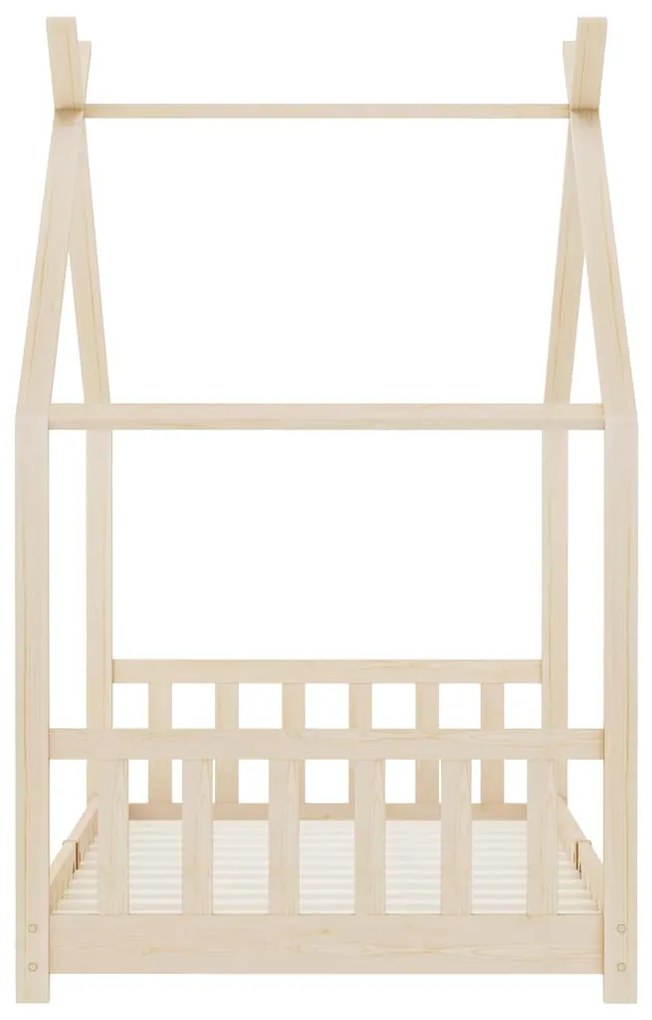 Estrutura de cama para crianças 90x200 cm pinho maciço