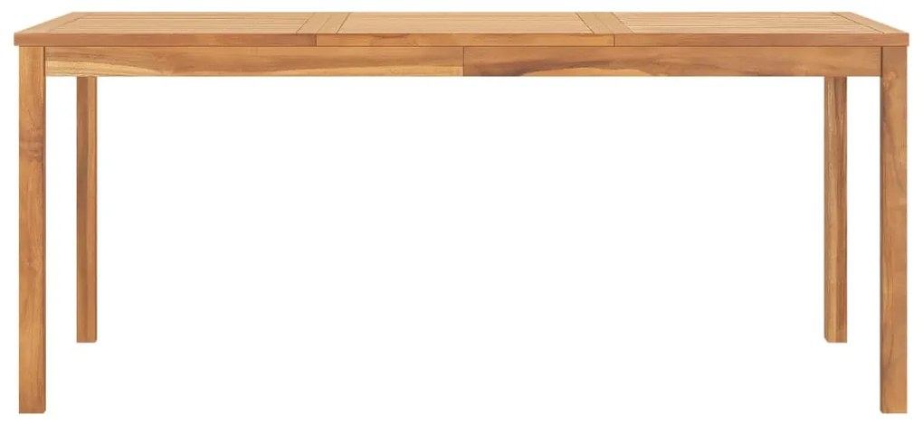 5 pcs conjunto de jantar p/ jardim madeira de teca maciça