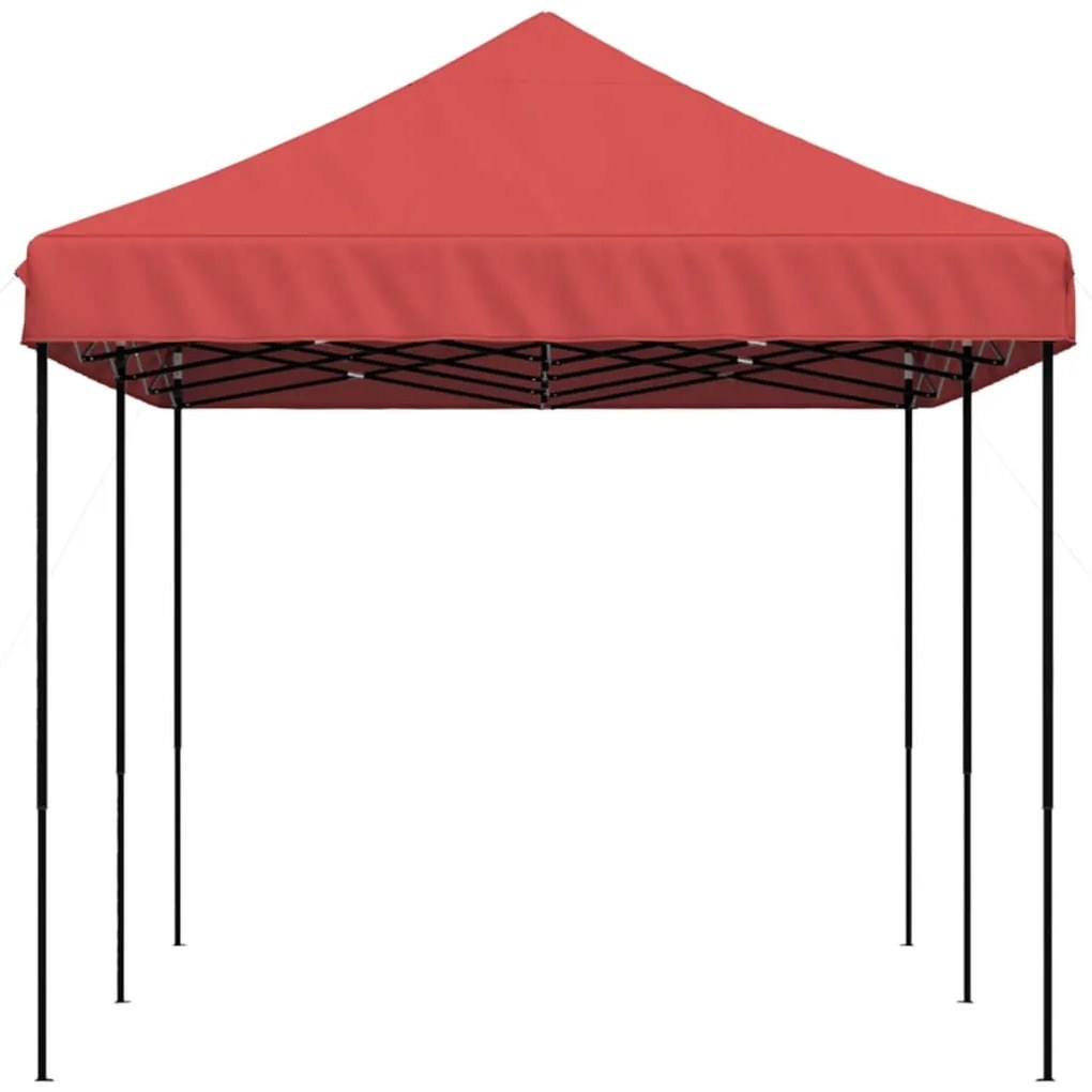 Tenda para festas pop-up dobrável 580x292x315 cm bordô