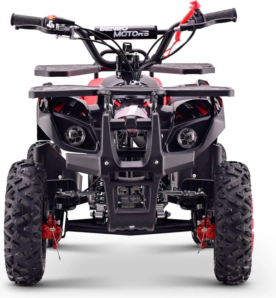 Mini Moto Infantil para crianças 5 a 9/10 anos Gasolina 50 CC Beneo Motors Cobra com limitador de velocidade vermelha
