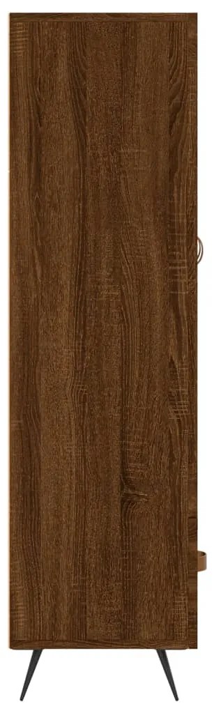 Armário alto derivados madeira 69,5x31x115 cm carvalho castanho