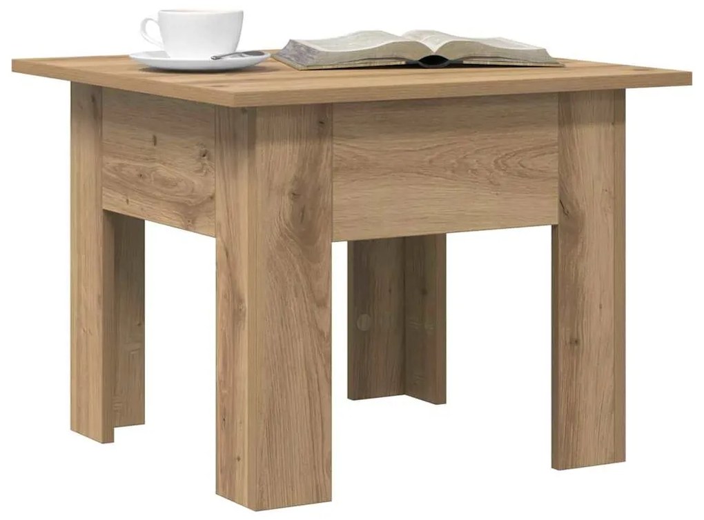Mesa de centro carvalho artisiano 55 x 55 x 42 cm